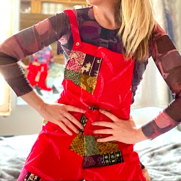 30% OFF BUNDLES! NWT Cotton overalls jumpsuit boho oversized wide leg romper - Picture 2 of 12